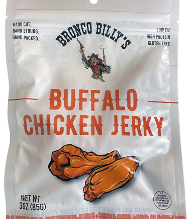 Bronco Billy's Buffalo Chicken Jerky Bag