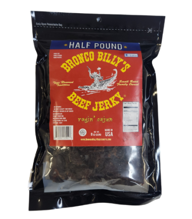 Bronco Billy's Rajun' Cajun Beef Jerky Bag